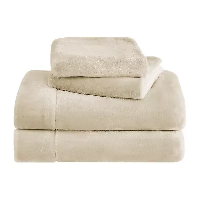 Sweet Home Collection Ultra Soft Microplush Solid Fleece Deep Pocket Sheet Set