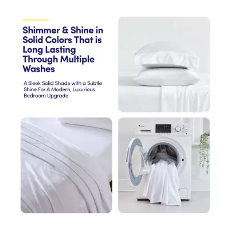 Sweet Home Collection Ultra Soft Microplush Solid Fleece Deep Pocket Sheet Set