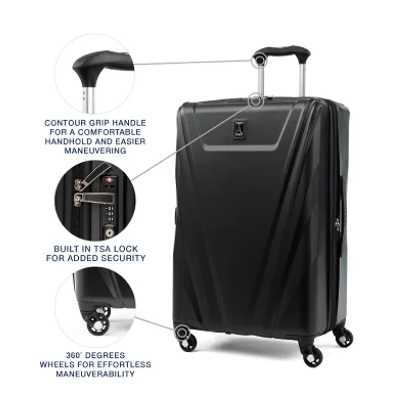 Travelpro Maxlite 5 25 Inch Hardside Expandable Lightweight Checked Spinner Luggage