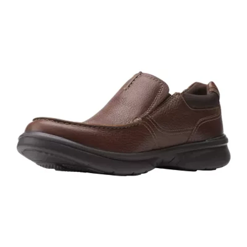 Clarks Bradley Mens Round Closed Toe Slip-On Shoe