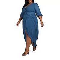 Poetic Justice Plus Long Sleeve Sheath Dress