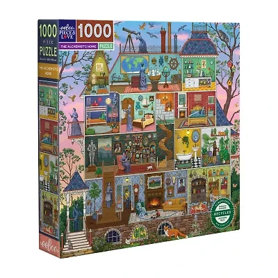 Eeboo Piece And Love The Alchemist's Home 1000 Piece Square Adult Jigsaw Puzzle