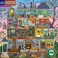 Eeboo Piece And Love The Alchemist's Home 1000 Piece Square Adult Jigsaw Puzzle