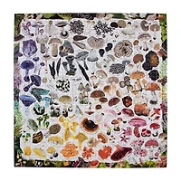 Eeboo Piece And Love Mushroom Rainbow 1000 Piece Square Adult Jigsaw 1000-pc. Puzzle