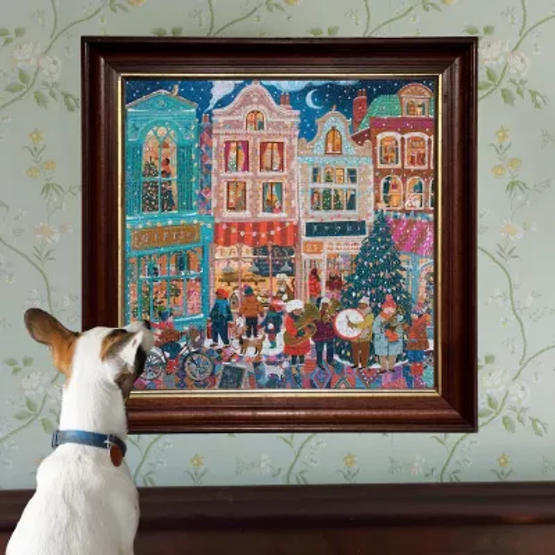 Eeboo Piece And Love A Happy Holiday 1000 Piece Square Adult Jigsaw 1000-pc. Puzzle