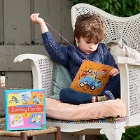 Eeboo Good Deeds Lacing Cards (Set Of 5 Cards) 10-pc. Card Game
