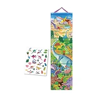 Eeboo Grow Like A Dinosaur Height Growth Chart For Boys Discovery Toy