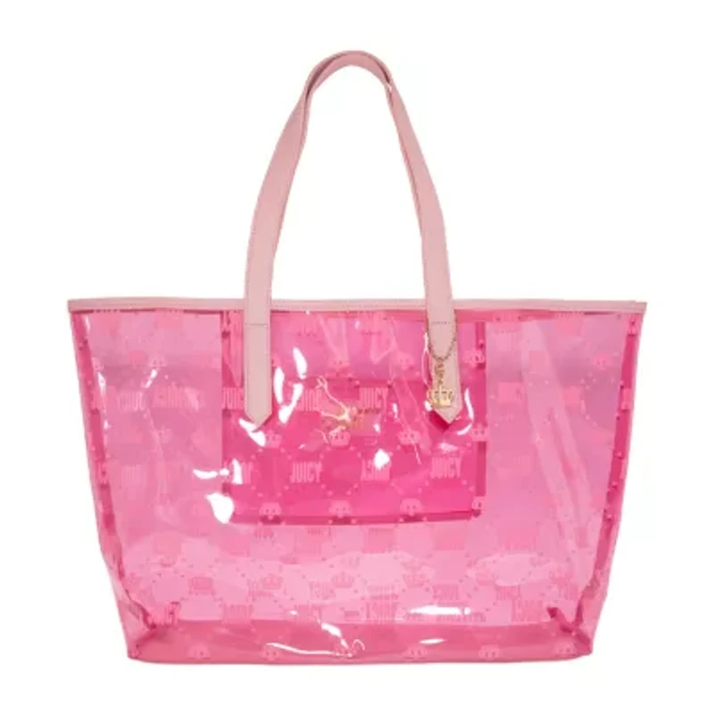 Juicy By Juicy Couture Beachin' Clear Tote Bag