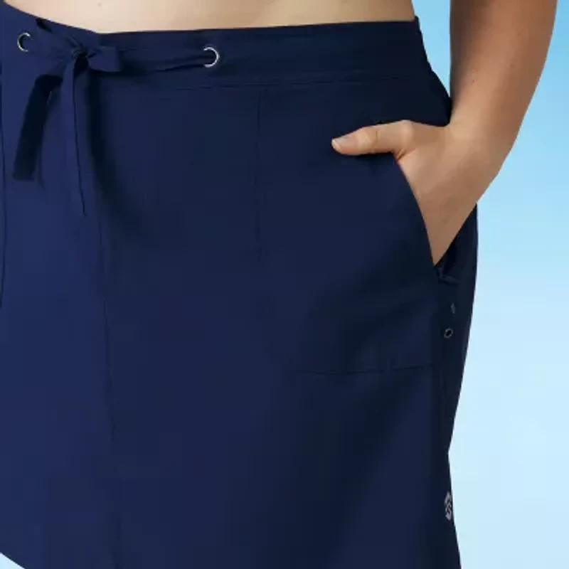 Free Country Womens Plus Swim Skirt