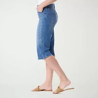 Gloria Vanderbilt Womens Straight Mid Rise Skimmer Pant