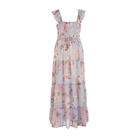 Speechless Big Kid Girls Sleeveless Floral Maxi Dress