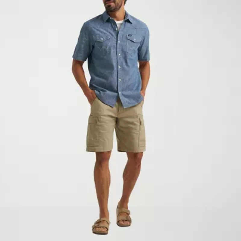 Lee Mens Short Sleeve Regular Fit Button-Down Shirt