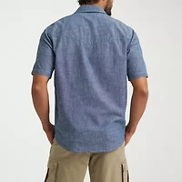 Lee Mens Short Sleeve Regular Fit Button-Down Shirt