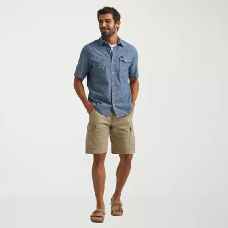 Lee Mens Short Sleeve Regular Fit Button-Down Shirt