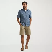 Lee Mens Short Sleeve Regular Fit Button-Down Shirt