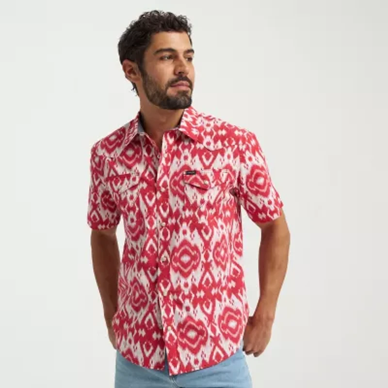 Lee Mens Short Sleeve Regular Fit Button-Down Shirt