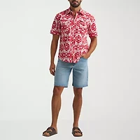 Lee Mens Short Sleeve Regular Fit Button-Down Shirt