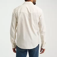 Wrangler® Mens Regular Fit Long Sleeve Button-Down Shirt