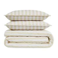 Brooklyn Loom Levi Stripe Easy Care Quilt Set