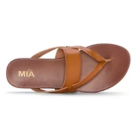 Mia Girl Womens Neutrals Flip-Flops