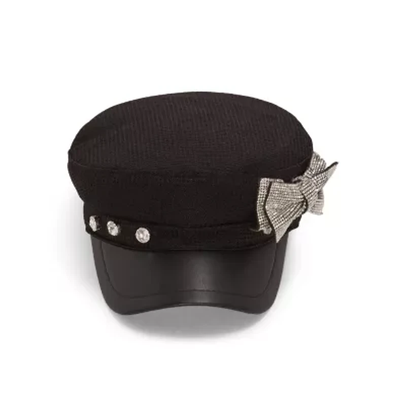 Olivia & Kate NEW YORK Cabbie With Bling Bow Womens Baseball Cap