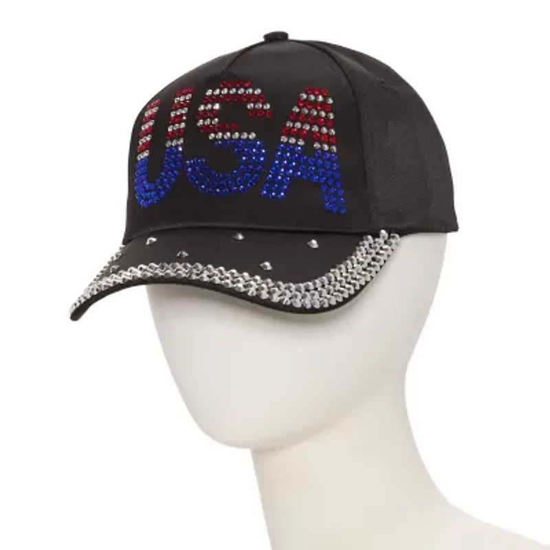 Mixit Embellished Usa Womens Baseball Cap