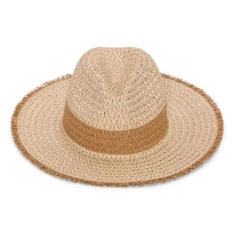 JS Jessica Simpson Straw Womens Panama Hat