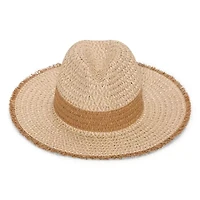 JS Jessica Simpson Straw Womens Panama Hat