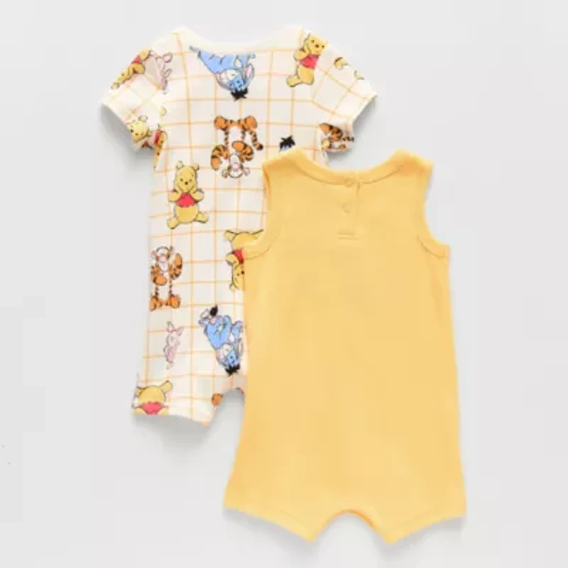 Disney Baby Boys Winnie The Pooh Short Sleeve 2-pc. Romper