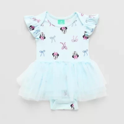 Disney Baby Girls Minnie Mouse Short Sleeve Bodysuit