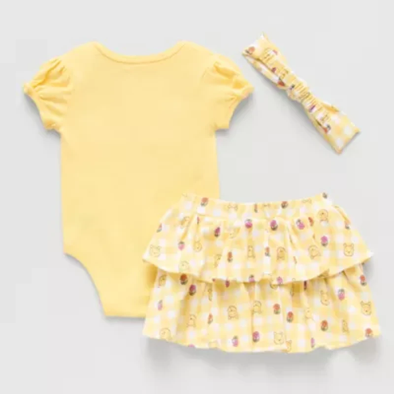 Disney Baby Girls 3-pc. Winnie The Pooh Skirt Set
