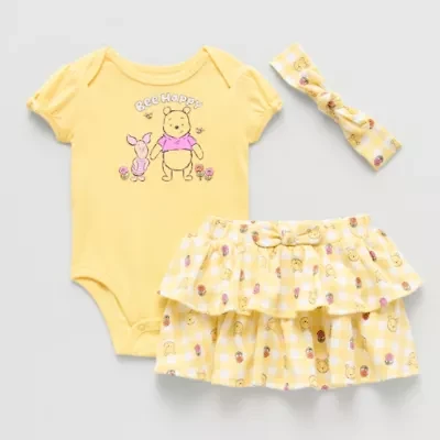 Disney Baby Girls 3-pc. Winnie The Pooh Skirt Set