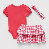 Disney Baby Girls 3-pc. Minnie Mouse Skirt Set