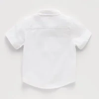 Okie Dokie Adaptive Toddler Boys Easy-on + Easy-off Short Sleeve Button-Down Shirt