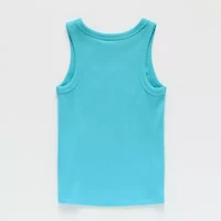 Okie Dokie Toddler & Little Girls Round Neck Sleeveless Tank Top