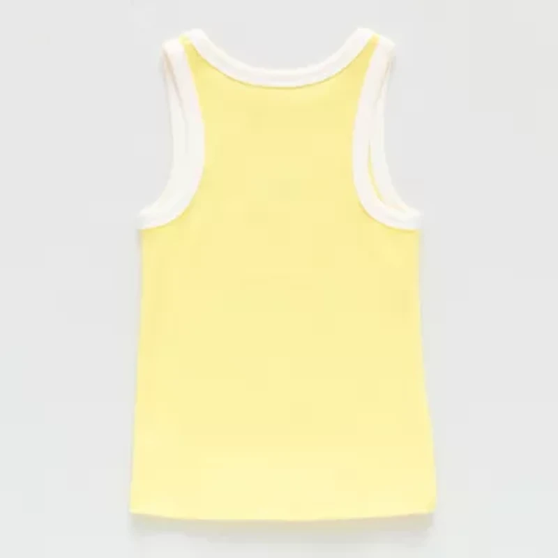 Okie Dokie Toddler & Little Girls Round Neck Sleeveless Tank Top