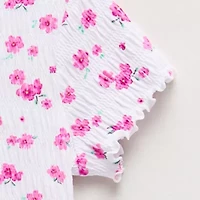 Thereabouts Little & Big Kid Girls Round Neck Short Sleeve T-Shirt