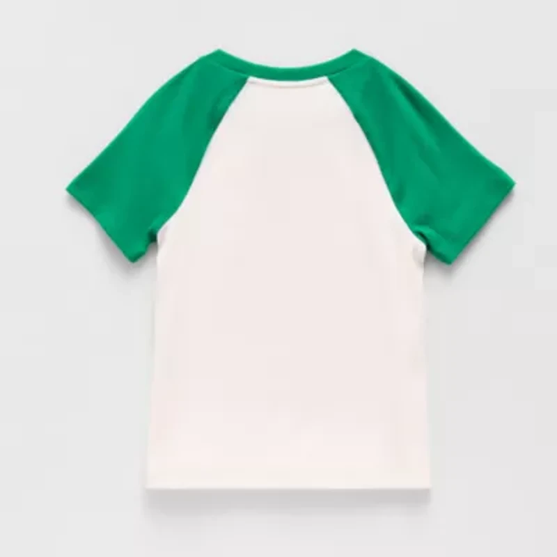 Thereabouts Little & Big Kid Girls Round Neck Short Sleeve T-Shirt