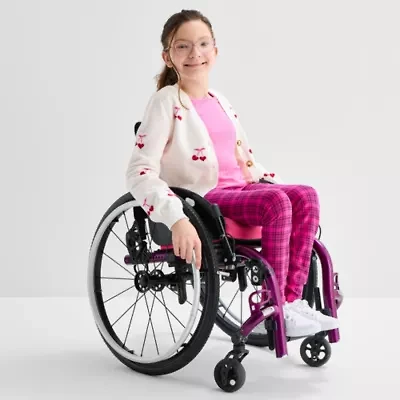 Thereabouts Adaptive Little & Big Kid Girls Seated Wear Full Length Leggings