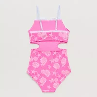 Thereabouts Little & Big Kid Girls Sleeveless One Piece Swimsuit