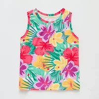 Xersion Little & Big Kid Girls Crew Neck Sleeveless Tank Top