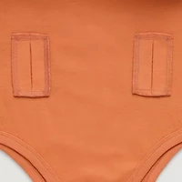 Thereabouts Little & Big Kid Boys Closure Easy-on + Easy-off Adaptive Crew Neck Short Sleeve Bodysuit