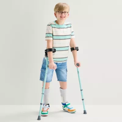 Thereabouts Cargo Little & Big Kid Boys Adaptive Easy-on + Easy-off Denim Short