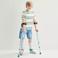 Thereabouts Cargo Little & Big Kid Boys Adaptive Easy-on + Easy-off Denim Short