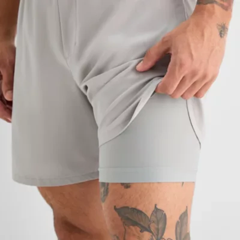 Xersion Lined Mens 6" Workout Shorts