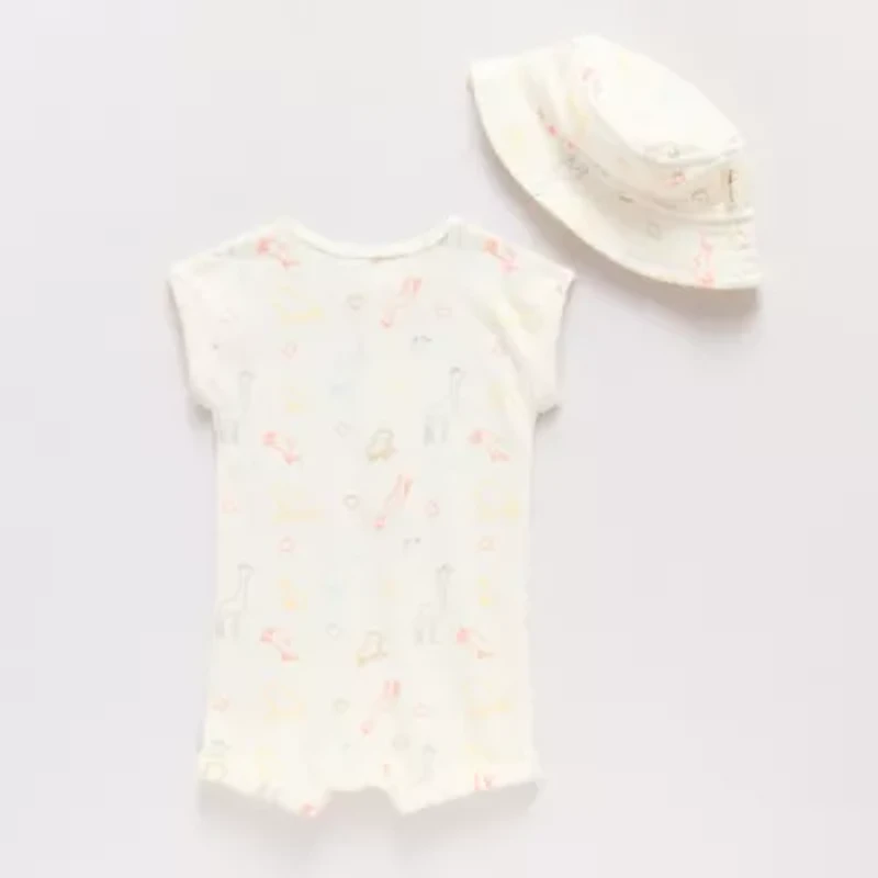 Proudly™ Baby Unisex Short Sleeve 2-pc. Romper