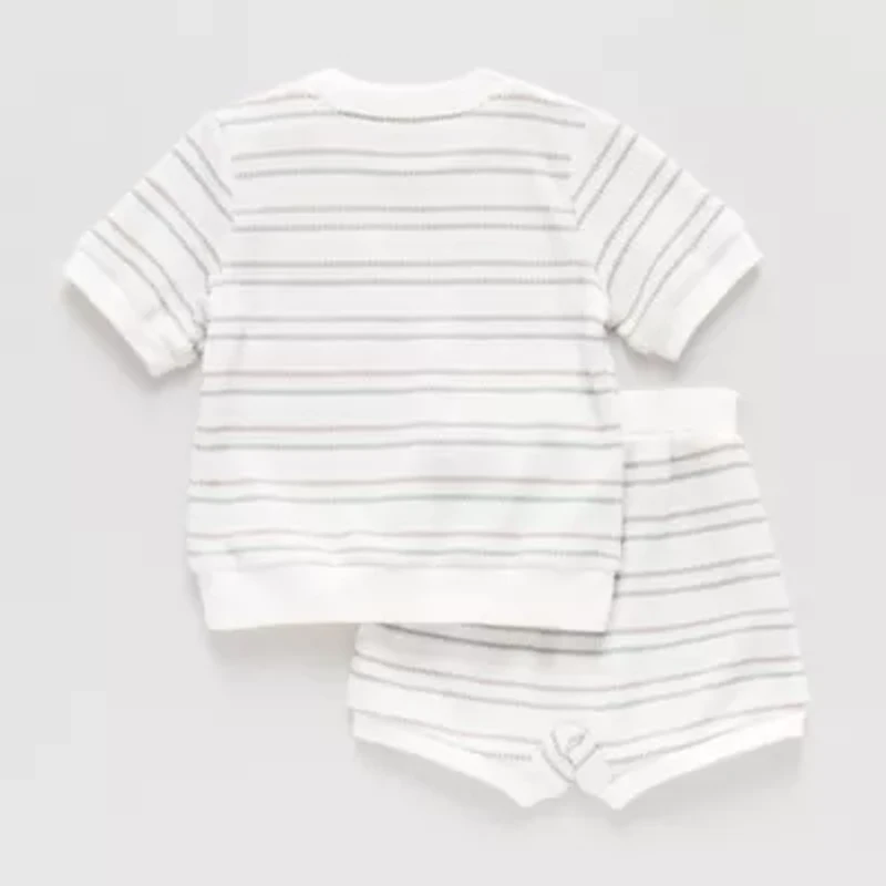 Proudly™ Baby Unisex 2-pc. Short Set