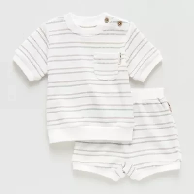 Proudly™ Baby Unisex 2-pc. Short Set