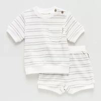 Proudly™ Baby Unisex 2-pc. Short Set