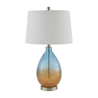 510 Design Cortina Set Of 2-pc Glass Table Lamp